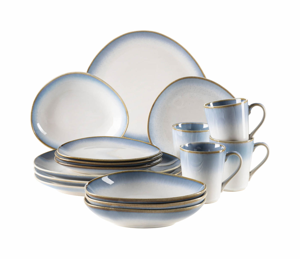 Image of Mäser 931990 16-teiliges modernes Geschirr Set bei nettoshop.ch