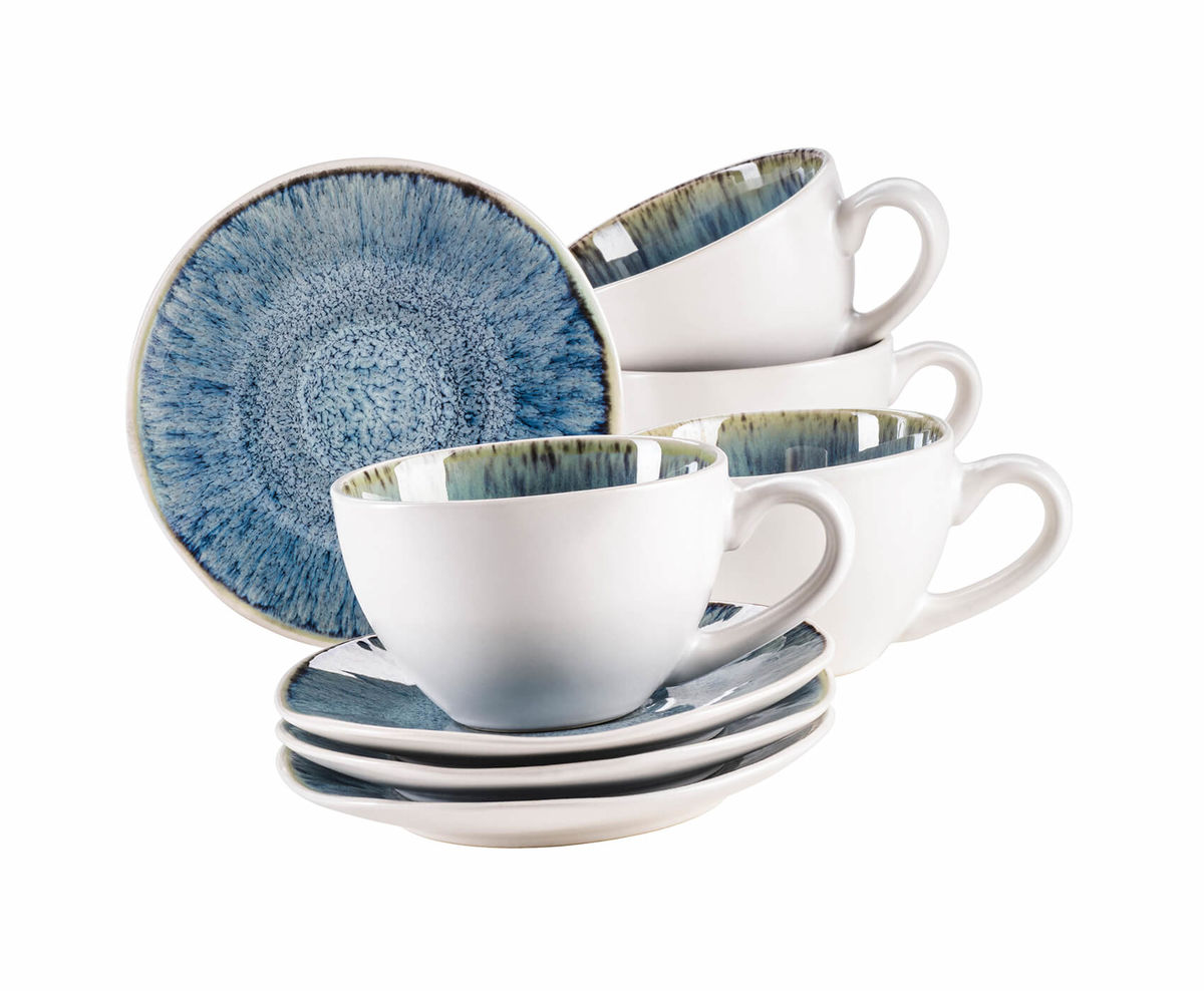 Image of Mäser 934011 Kaffeetassen Set mit Untertassen bei nettoshop.ch