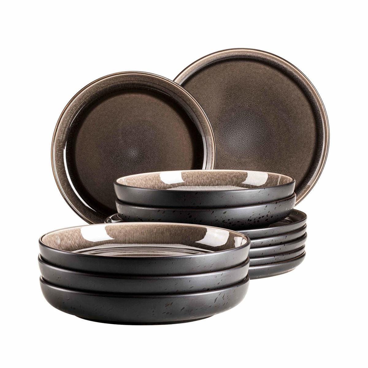 Image of Mäser 934021 12-teiliges Tafelservice Keramik bei nettoshop.ch