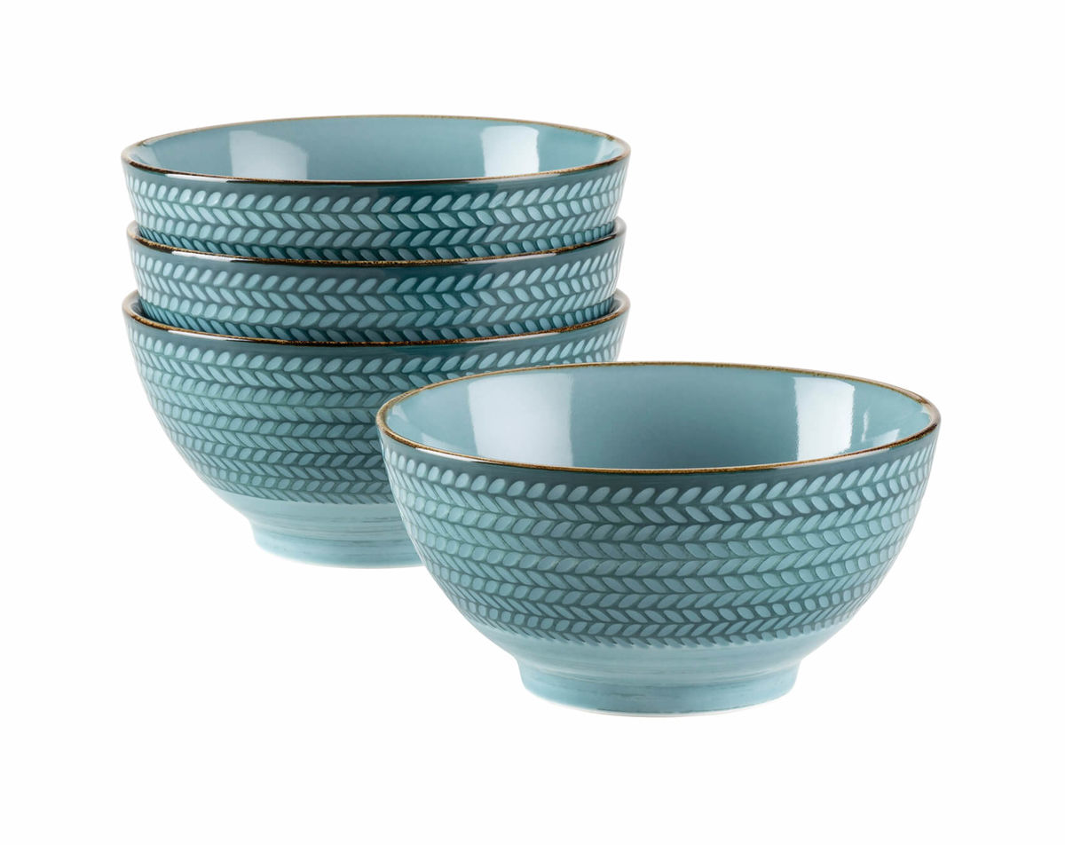 Image of Mäser 935012 Müslischalen Set aus 4 handbemalten Schalen bei nettoshop.ch