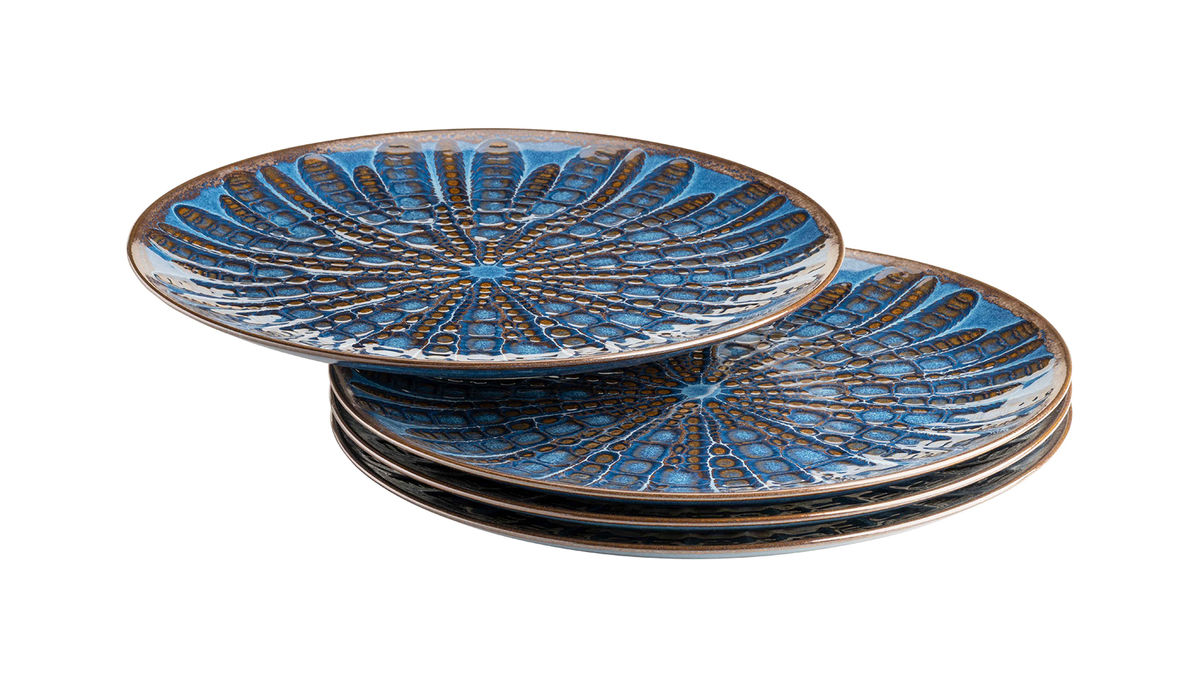 Image of Mäser 935075 Deko-Teller aus Keramik im 4er Set bei nettoshop.ch