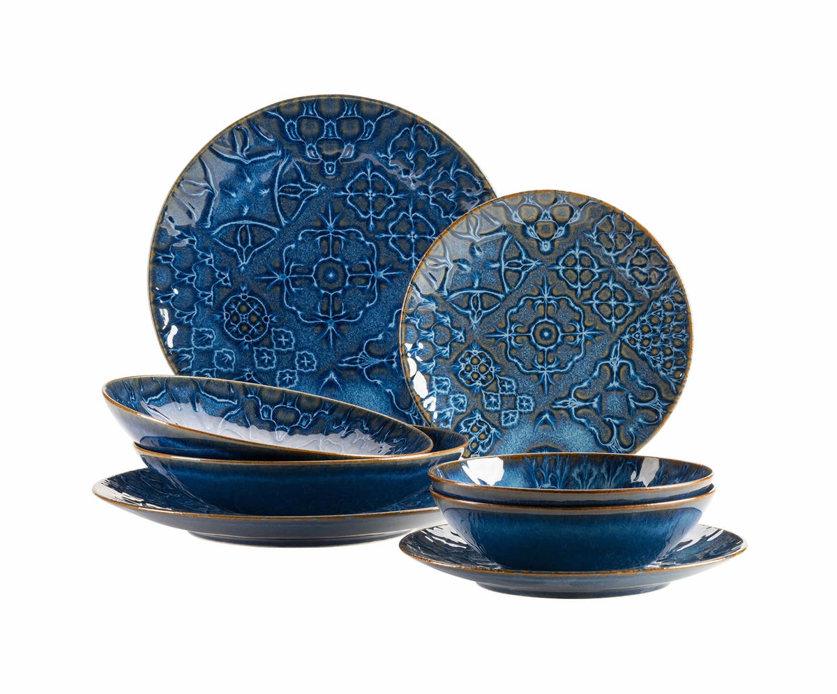 Image of Mäser 935078 8-teiliges Tafelservice mit Tellern und Schalen bei nettoshop.ch