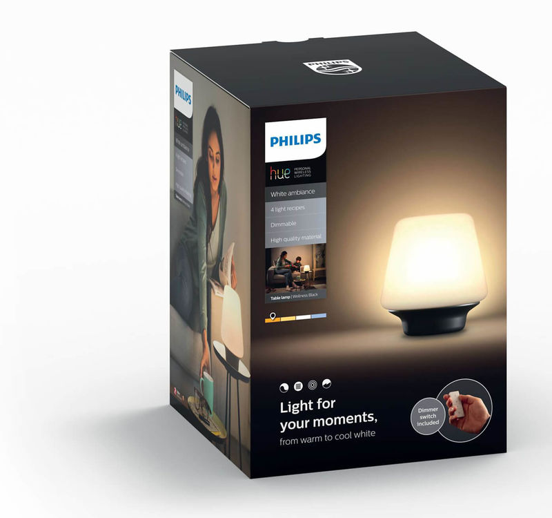 Philips Hue Wellness Led Incl Dimmer Switch Lampada Da Tavolo 95w