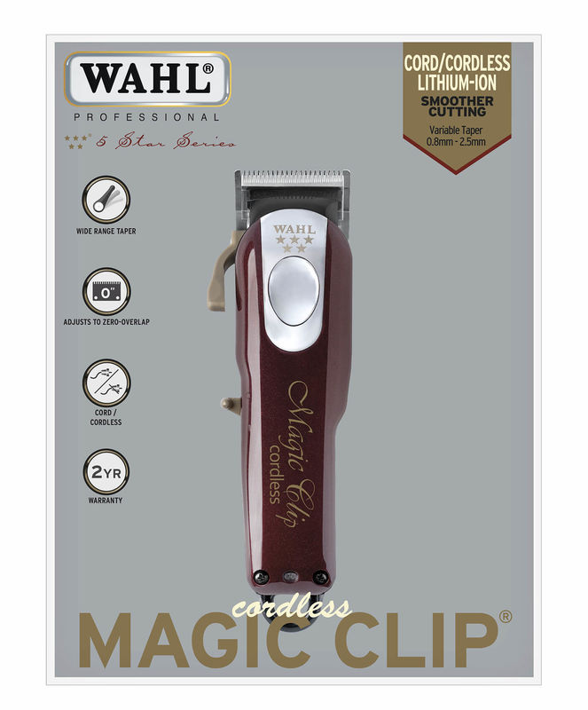 Wahl 8148 Cordless Magic Clip Professionelle Netz-/Akku-Haarschneidemaschine 