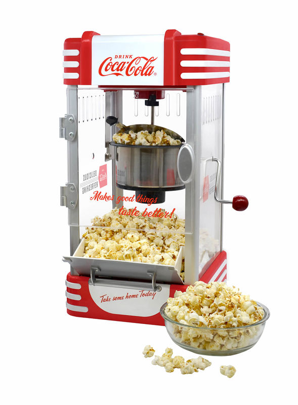 Coca-Cola Popcorn-Automat SNP-27CC Kettle Popcorn Maker Popcornmaschine WOW 