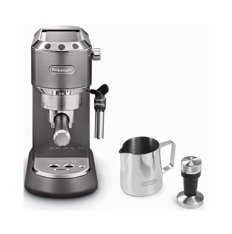 Buy DeLonghi Dedica Metallics Collection EC785.GY Espresso Coffee Machine -  Grey | Best Buy Cyprus
