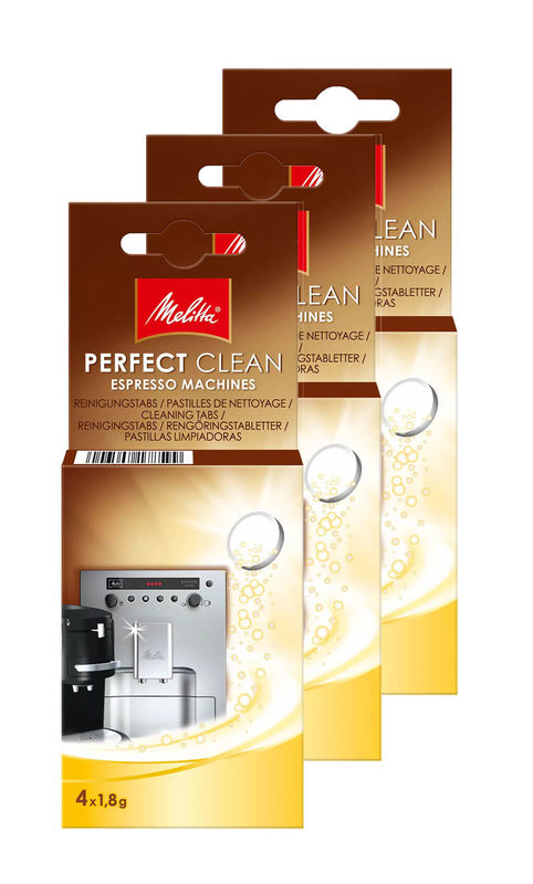 MELITTA PERFECT CLEAN CLEANING TABLETS 4 PCS 