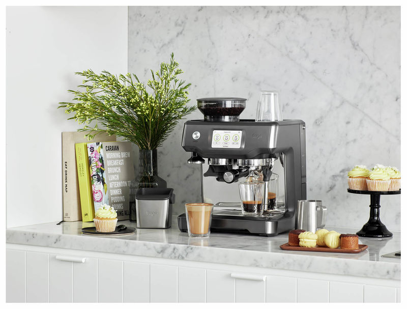 Stainless Steel Black portafilter machine