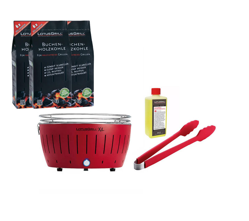 LotusGrill XL Ø 40.5 cm Rosso Fuoco incl. barbecue accessori compra