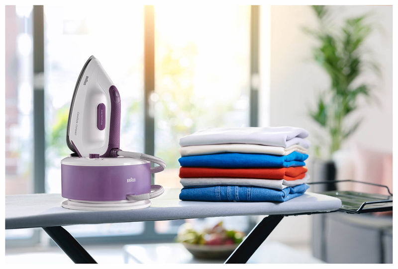 braun steam ironing station