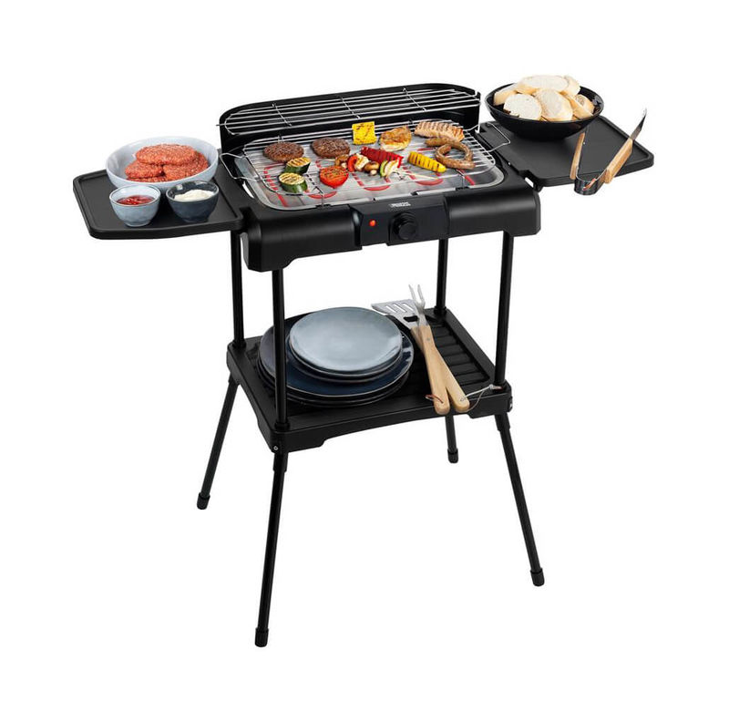 Princess Electric grill with fold-out shelves