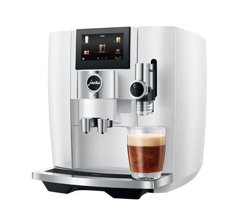 JURA J8 Kaffeemaschine Vollautomat Piano Weiss kaufen