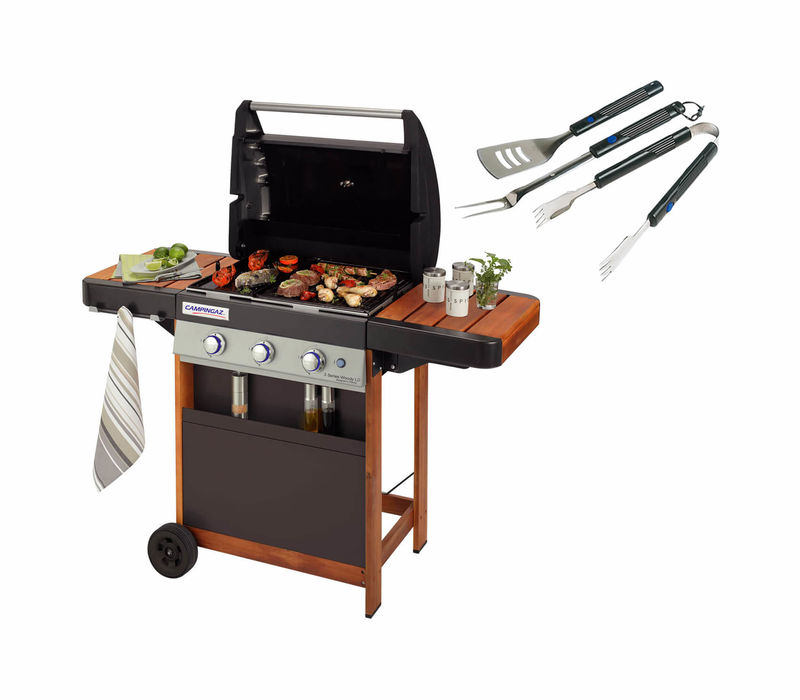 Campingaz 3 Series Woody LD Grill mit Grillbesteck kaufen