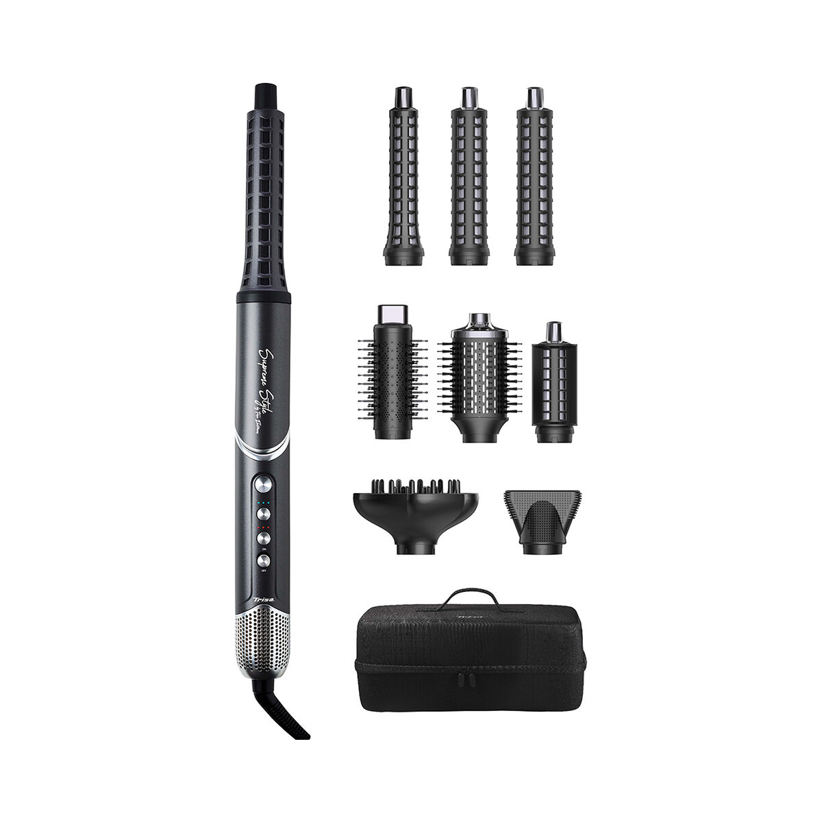 Trisa Multistyler "Supreme Style" 1315.4345 Brosse à air chaud Noir