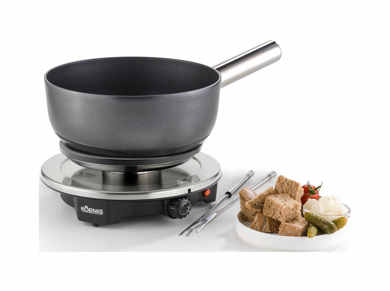 Set Fonduta Spring ANDERMATT 18cm - Per Formaggio E Cioccolato, Include Forchette E Bruciatore - Foto 8