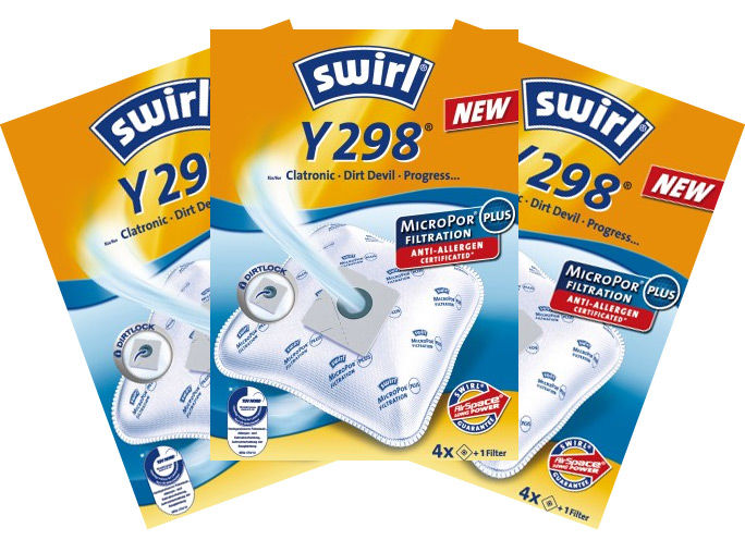 Swirl 3x Y 298 Staubsaugerbeutel günstig kaufen