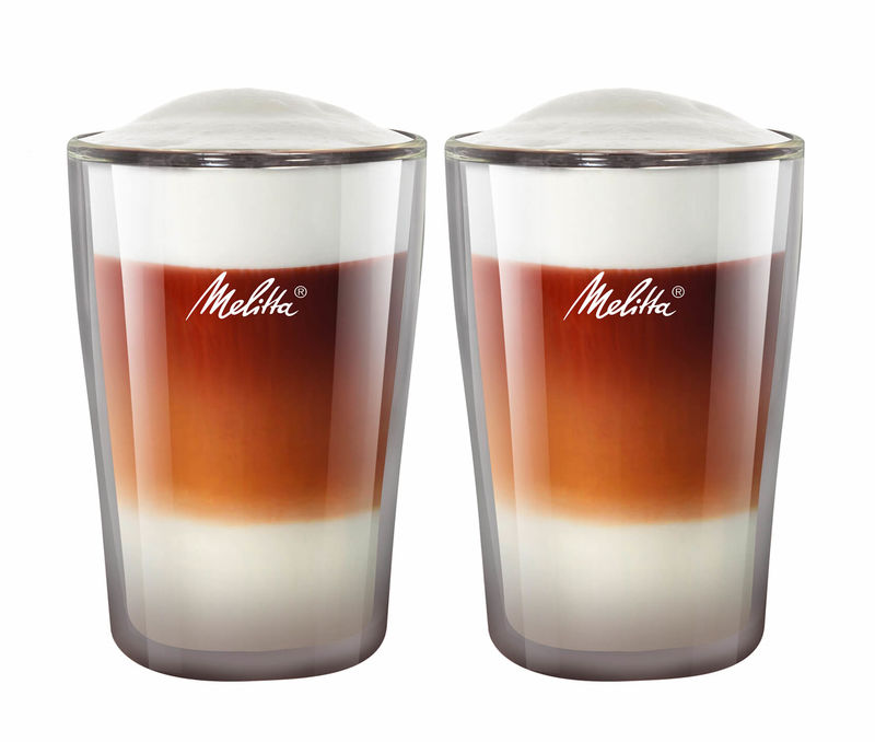 Melitta 212910 Latte Macchiato Glas 300ml 2er-Set Zubehör kaufen