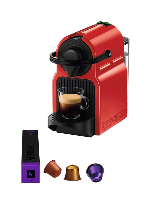 Buy Nespresso Inissia Coffee maker by Krups Rubs Red at a low price