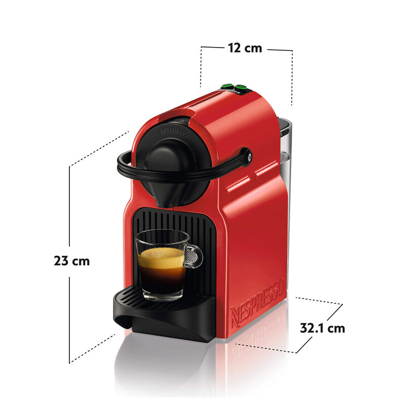 Nespresso Inissia Kaffeemaschine von Krups Rubinrot günstig kaufen