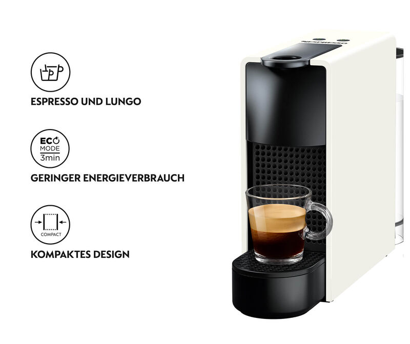 Buy Nespresso Essenza Mini Coffee maker by Krups White at a low price