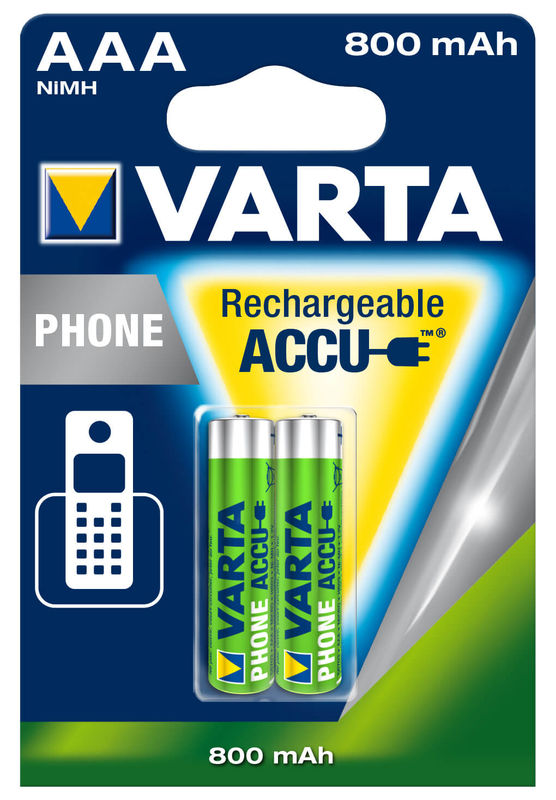 Varta Accu Phone Power + 2 pièces 800mAh / AAA / LR03 batteries