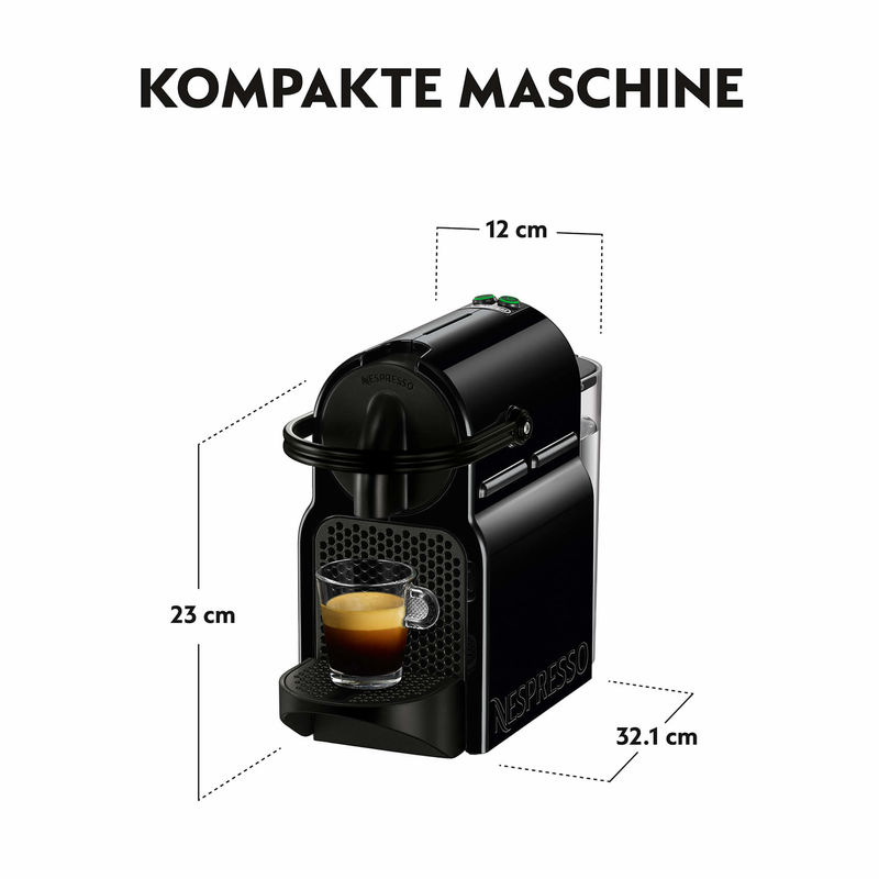 Buy Nespresso Inissia Coffee maker by De'Longhi Black at a low price