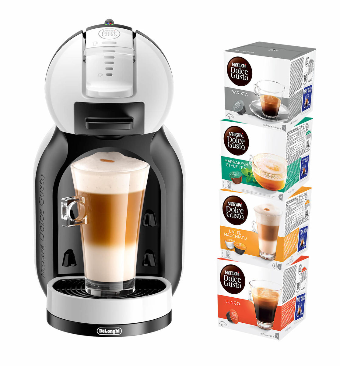 De’Longhi Dolce Gusto EDG305.WB Mini Me Starter Kit Kapselsystem De’Longhi Dolce Gusto EDG305.WB Mini Me Starter Kit Kapselsystem