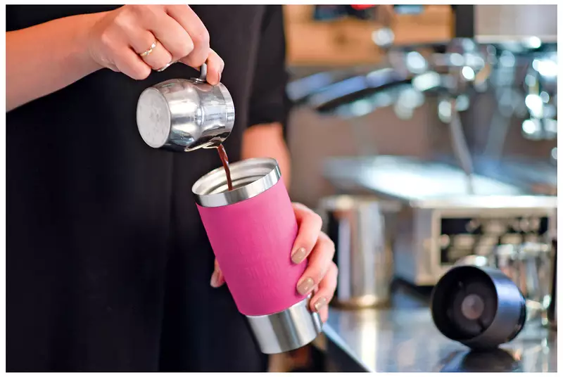 Emsa Travel Mug Isolierbecher 0.36l Himbeere