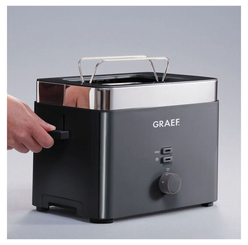 Graef 4-Slice Long Slot Toaster, Black
