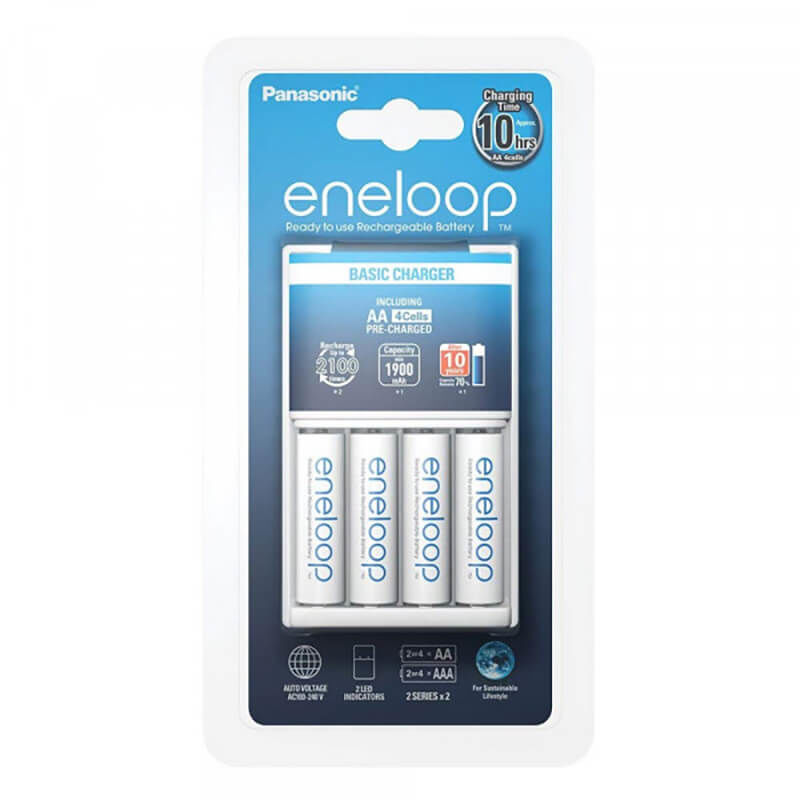 Panasonic Eneloop Basic Charger incl. 4 x AA 1900mAh Batterie acheter