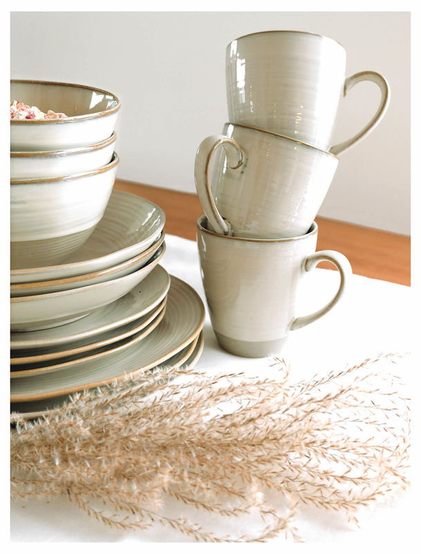 ÄSER Serie Nottingha, Vintage Geschirr-Set für 4 Personen, 20 ÄSER Serie Nottingha, Vintage Geschirr-Set für 4 Personen, 20