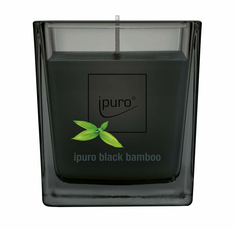 Buy ESSENTIAL by ipuro black bamboo scented candle