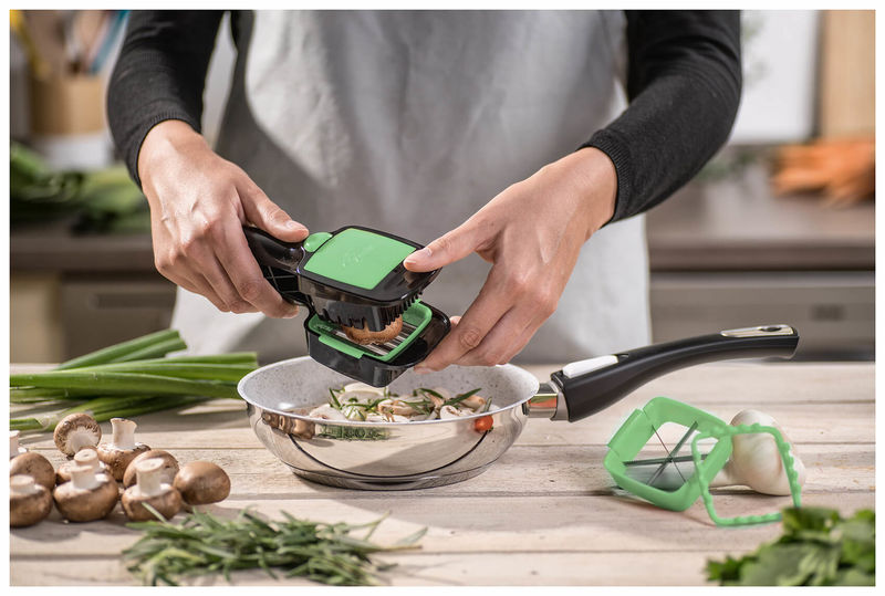 Buy Genius Nicer Dicer Quick Set 7 pcs. Green at a low price