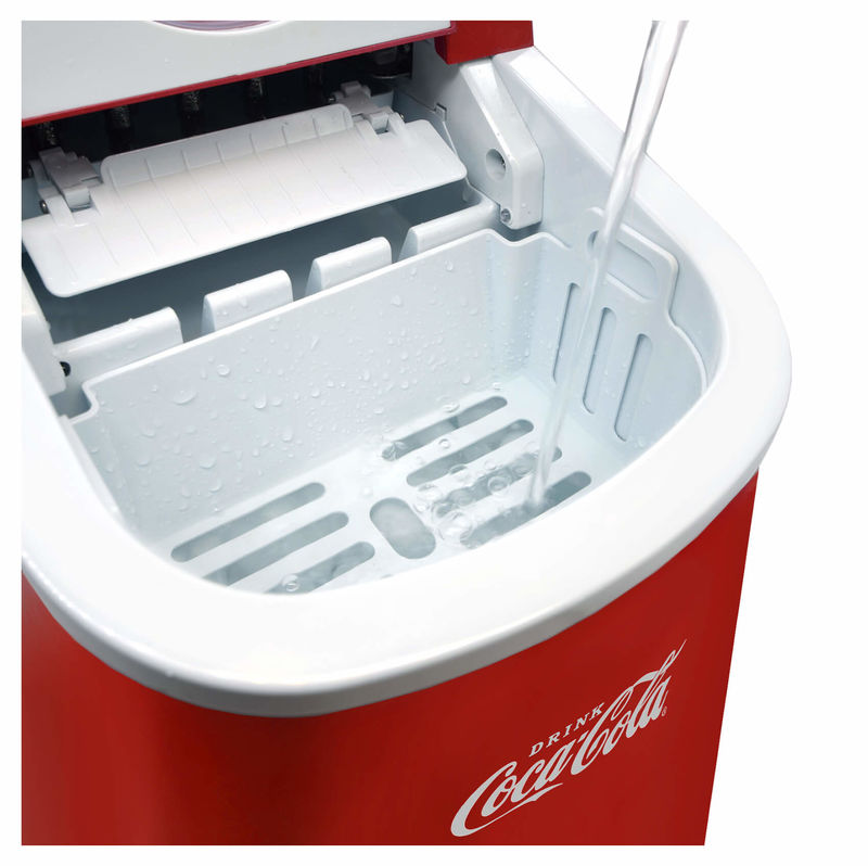 Macchina Ghiaccio Salco Coca Cola - Ice Maker Retrò Da 10kg/giorno Con 2 Dimensioni Cubetti - Foto 14