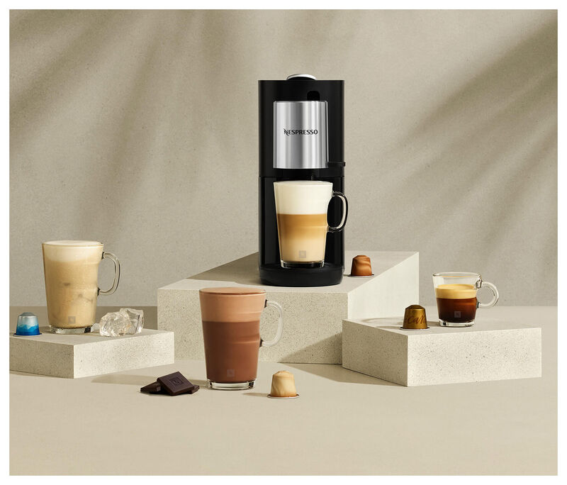Nespresso Atelier Kaffeemaschine von Krups Schwarz günstig kaufen