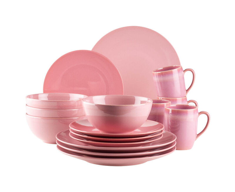 Mäser Ossia 16-teiliges Geschirr-Set Pink kaufen
