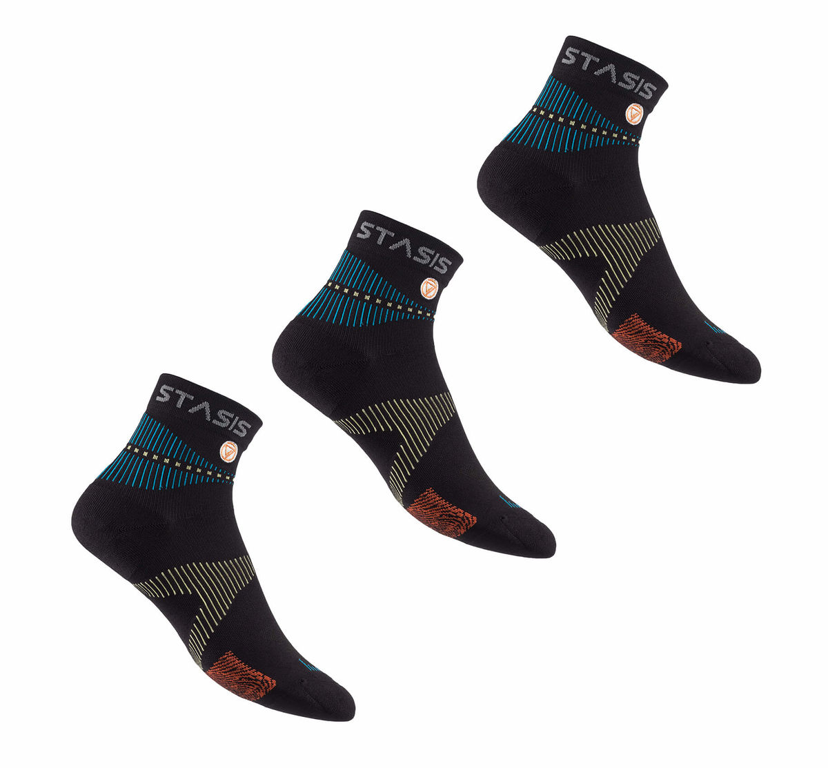 Mediashop NeuroSocks Athletic nero dimensione S calzini 3-Set