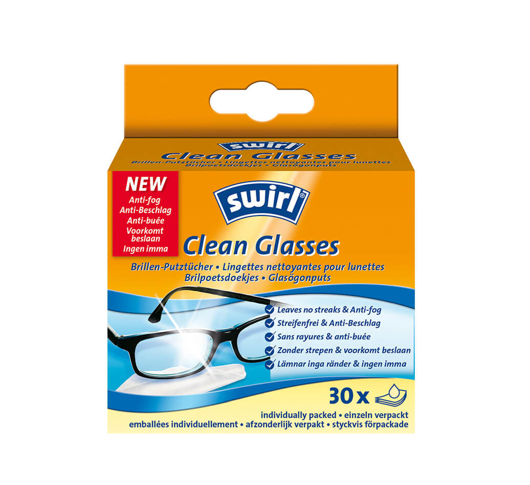 Swirl Occhiali a vortice per la pulizia dei fazzoletti 30pz. Accessori
