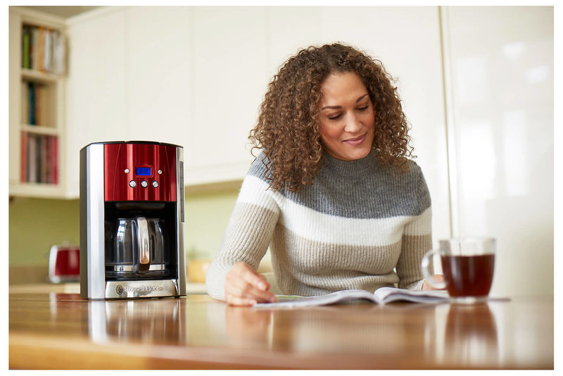 Buy Russell Hobbs Luna Solar 23240-56 coffee machine Red at a low