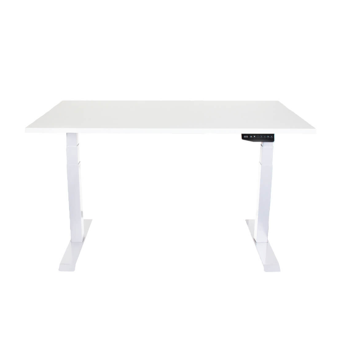 Contini Table de bureau réglable en hauteur 2.0 x 0,9m blanche