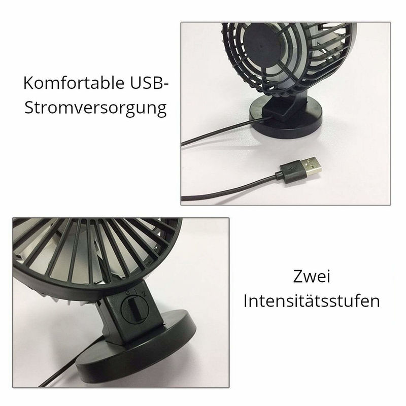 Tongping Mini ventilateur USB pour extension de cils (rose) : :  Informatique