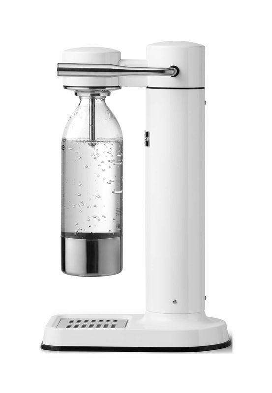 Aarke Carbonator 3, Machine à Soda avec Bouteille d'eau, Finition Acier