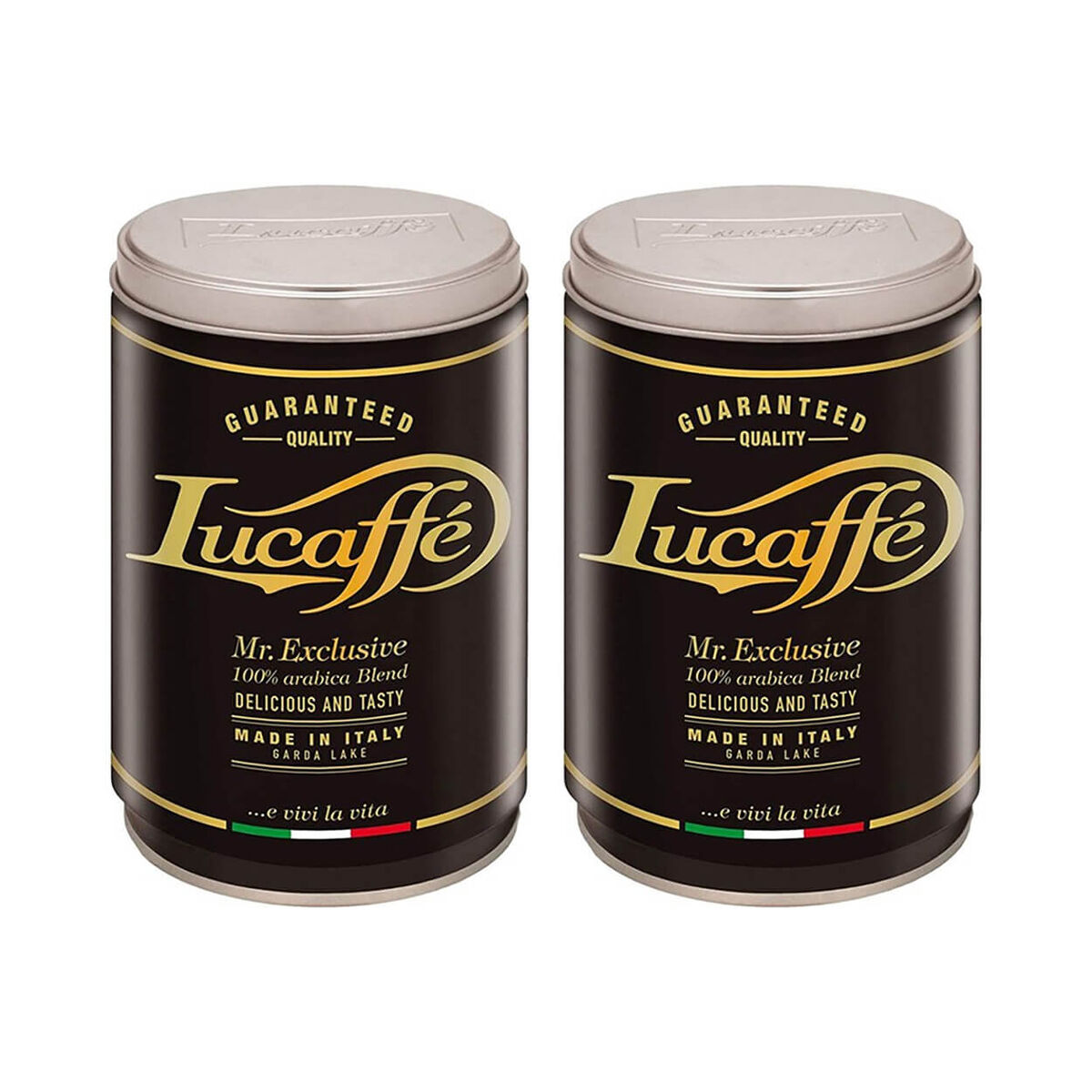 Lucaffe Venturelli 2x Mr.Exclusive Chicchi di caffè in scatola 250g