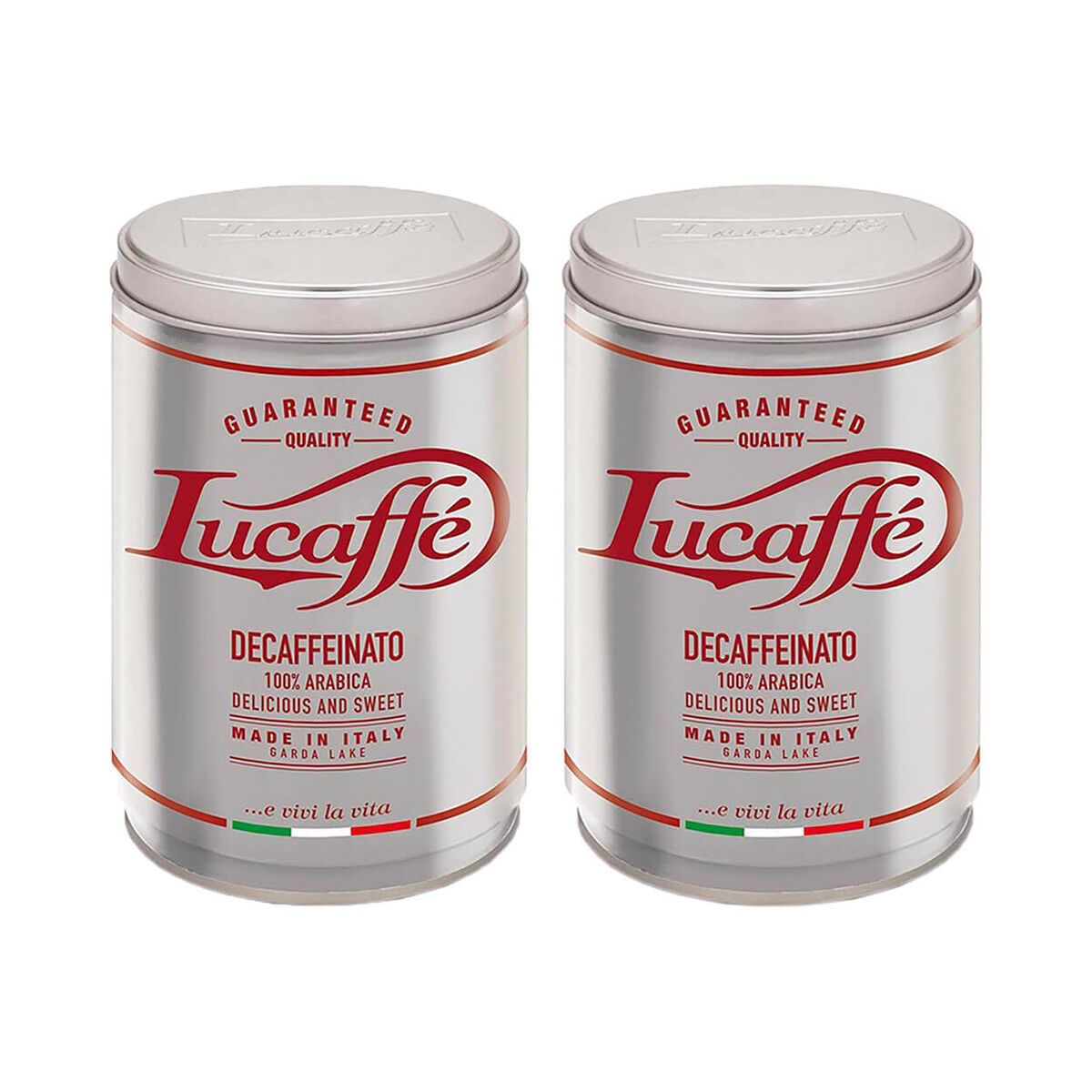 Lucaffe Venturelli 2x Decaffeinato Chicchi di caffè in scatola 250g