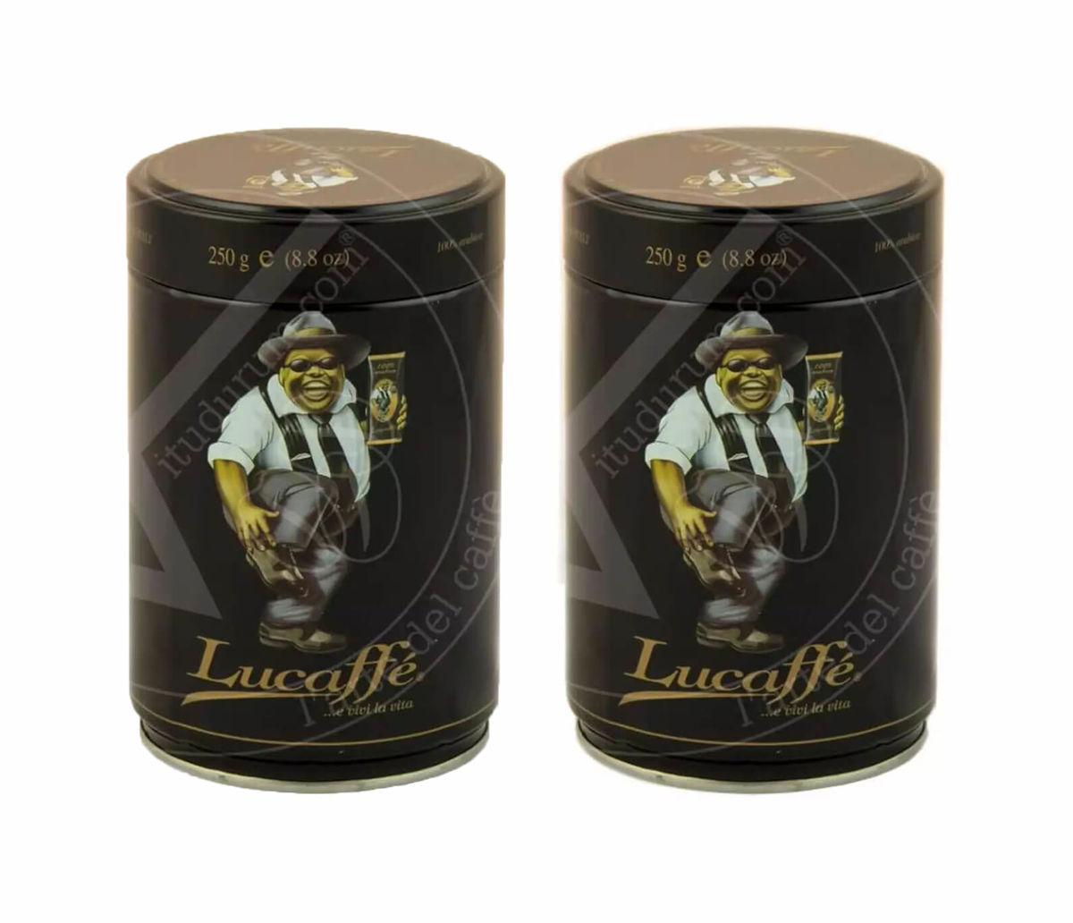 Lucaffe Venturelli 2x Mr.Exclusive Caffè macinato in lattina 250g