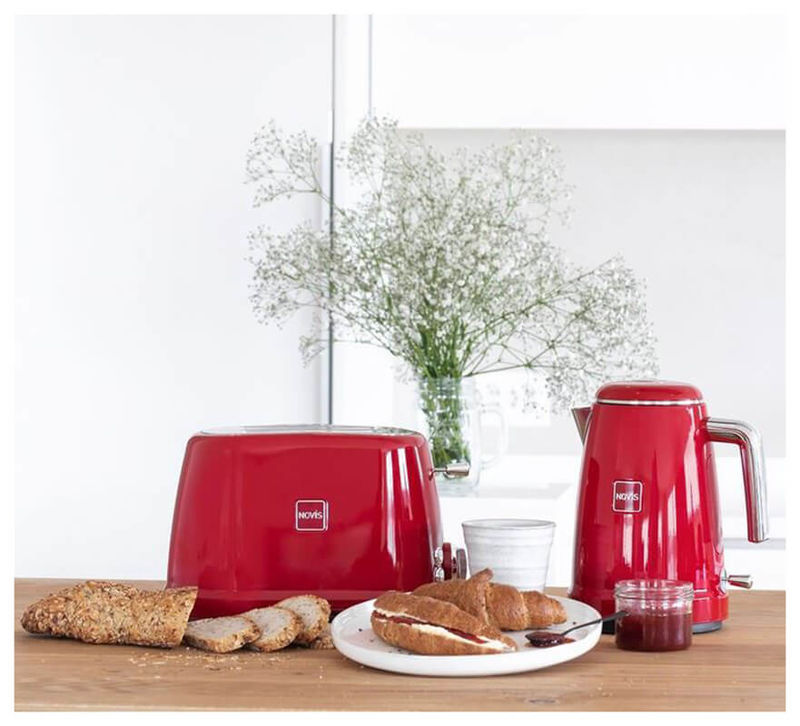 Buy Novis Iconic Line T2 toaster Red at a low price