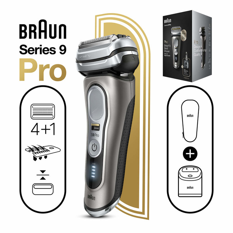 Braun Series 9 Pro 9465cc rasoir électrique barbe homme, tête 4+1 a