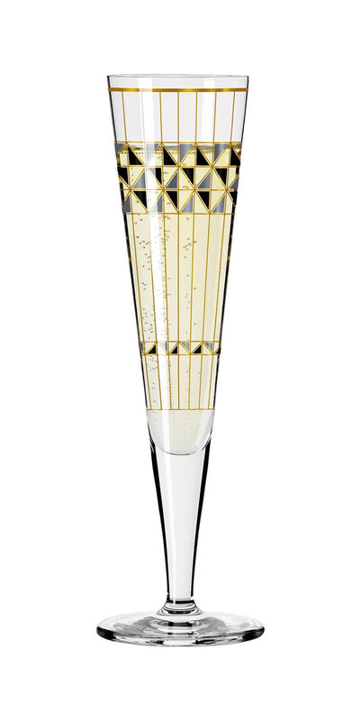 Ritzenhoff 1079013 Champagnerglas 200 ml Brillantnacht Champagner 2023 Designerstück mit Echt Ritzenhoff 1079013 Champagnerglas 200 ml Brillantnacht Champagner 2023 Designerstück mit Echt