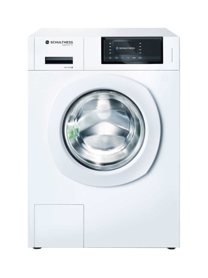 Schulthess Superforte 710 Machine à laver blanc à droite