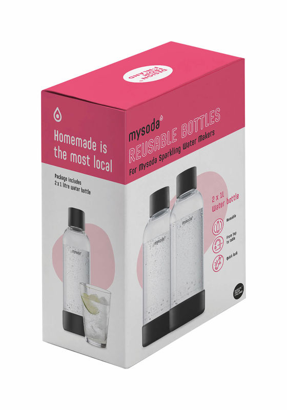 Mysoda PET-Flasche 2 x 1L Schwarz günstig kaufen